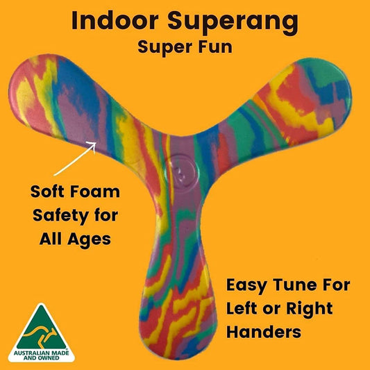 Indoor Superang – The Safe, Fun Boomerang You Can Throw Anywhere!