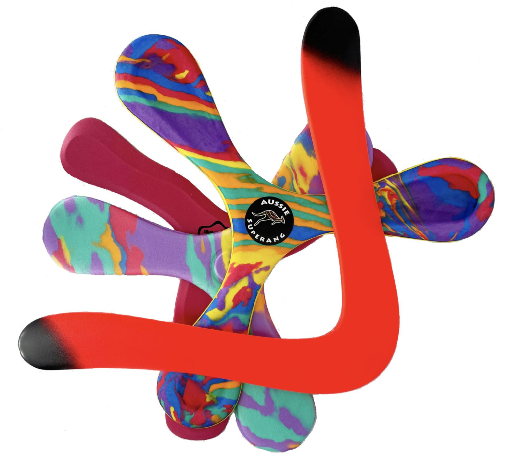 Back to Basics 4-Pack Boomerangs –Four Boomerangs for All Ages & Skill Levels