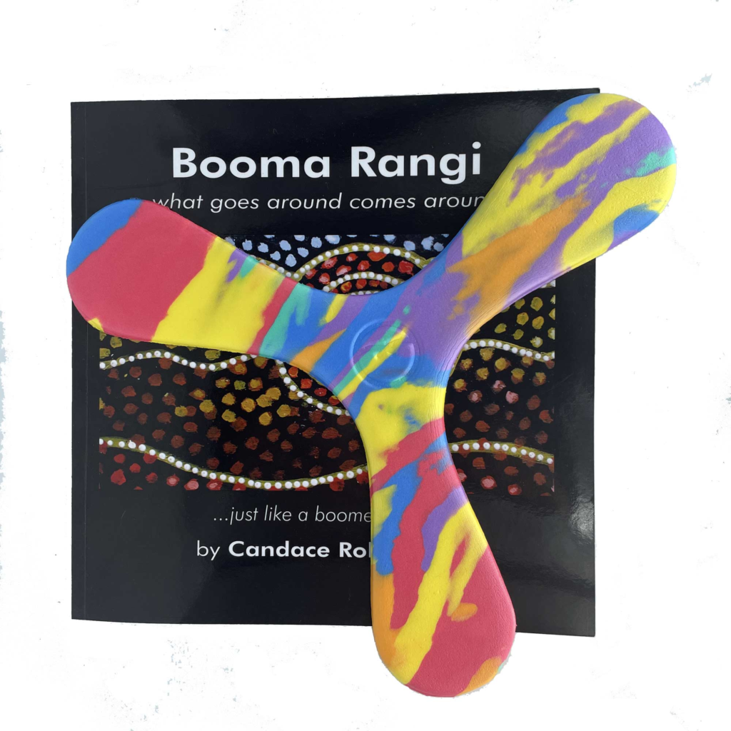 Booma Rangi & Indoor Superang- Kids Book & Boomerang Gift Set