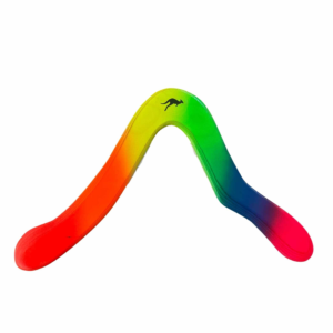 OZPhoenix - Handcrafted Rainbow Wooden Boomerang, Australian Made