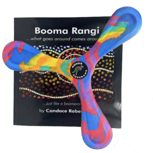 Booma Rangi & Outdoor Superang - Kids Outdoor Book & Boomerang Set